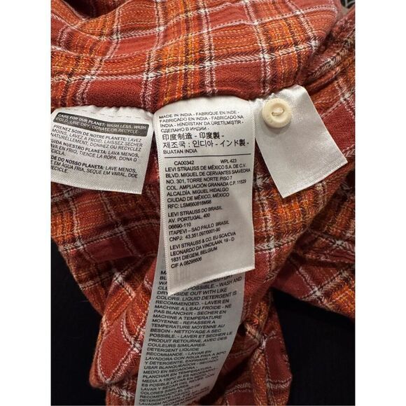 Levi’s plaid flannel 4XL - Picture 5 of 8